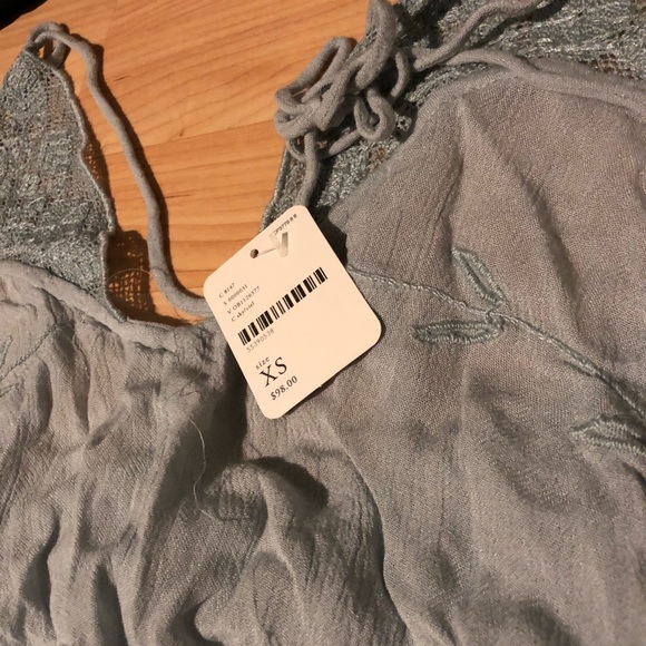 SOLD NWT XS Free People Got It Embroidered Trapeze Slip - Picture 5 of 6
